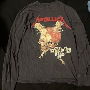 H&M Metallica Damage Inc. Long Sleeve